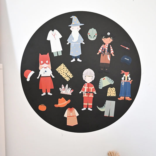 Ferflex – Magnetspiel „My Costumes“ Kostüme, 32 Magnete