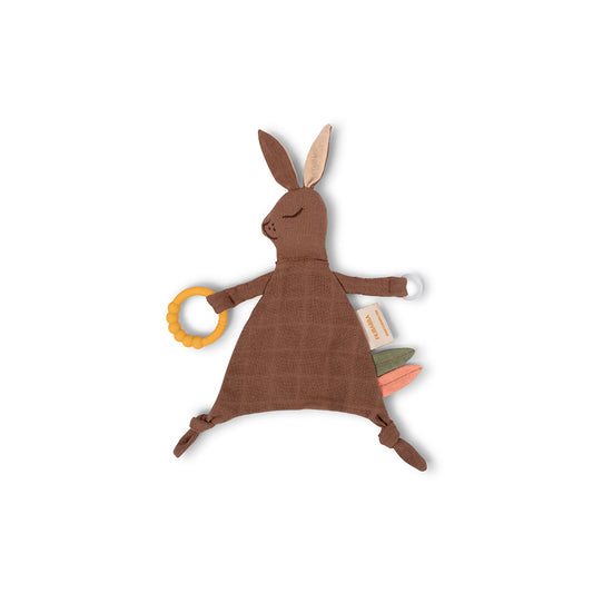 Filibabba - Schmusetuch mit Beißring "Bella The Bunny"