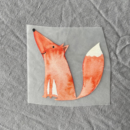 Hannahs Firlefanz – Bügelbild „Fuchs“ für Baumwollstoffe