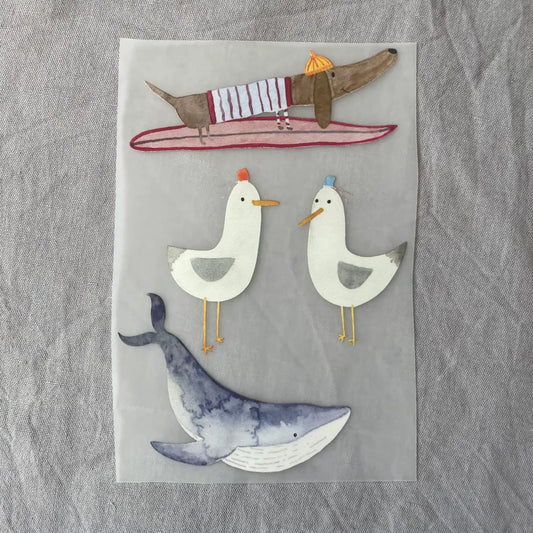 Hannahs Firlefanz – Bügelbilder-Set „Meer“ mit 3 Motiven