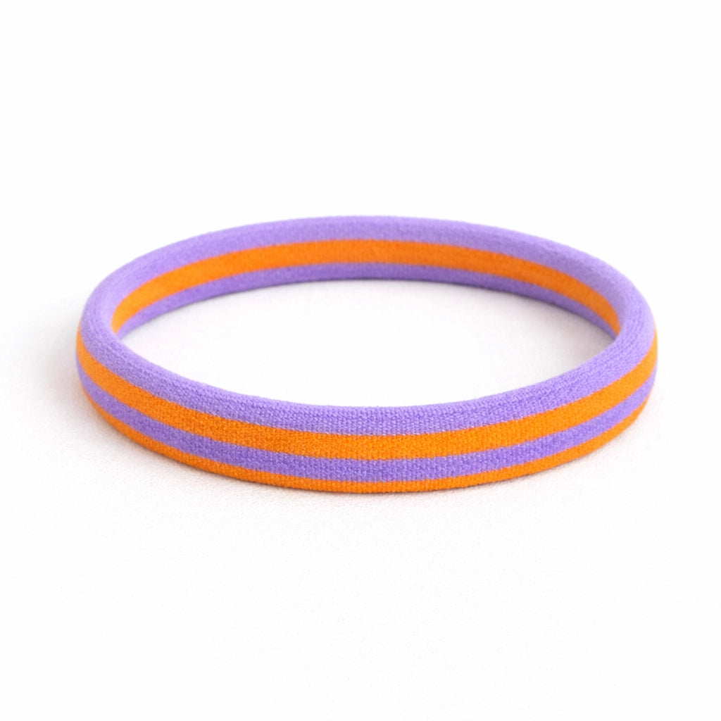 Herr & Frau Hempel – Haargummi „Lulu Orange-Purple“ weich & ohne Metall
