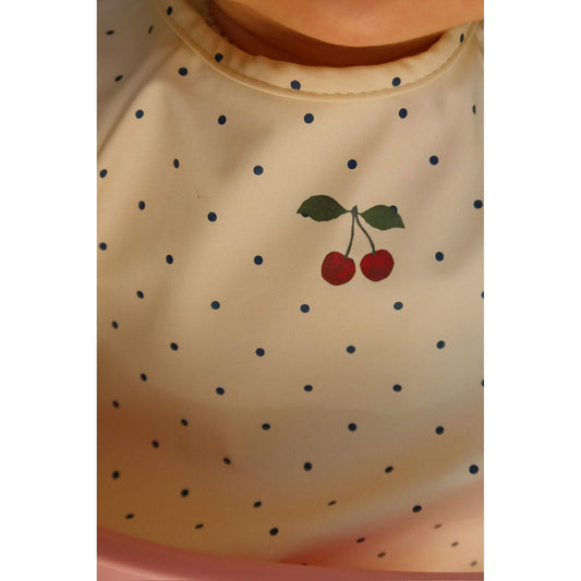 Konges Slojd - Lätzchen "Navy Dot / Rain Washed", 2er Set