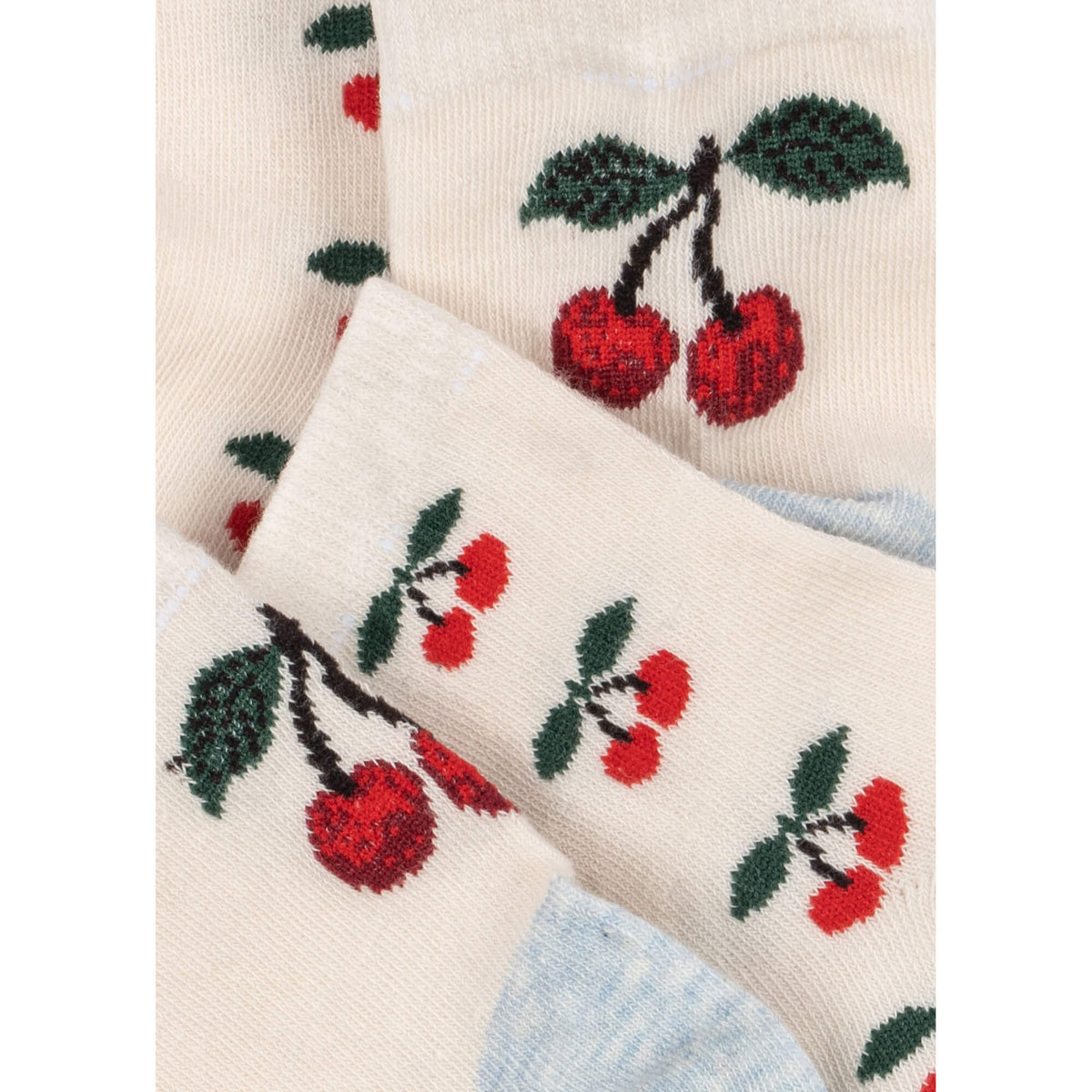 Konges Slojd – Socken „Cherry“ 2er-Set aus Bio-Baumwolle
