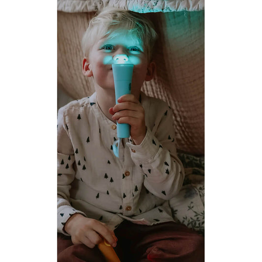Lalarma – Kinder LED Taschenlampe “Blue”, dimmbar & wiederaufladbar