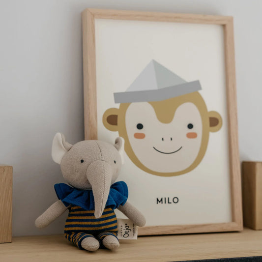 Little Otja – Kuscheltier „Elephant Pim“ aus Bio-Baumwolle