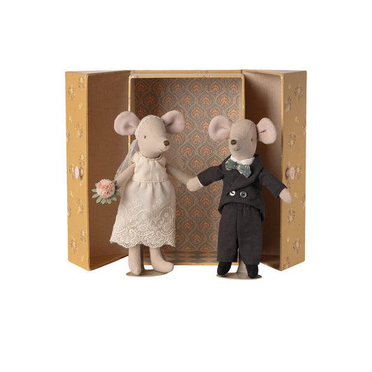 Maileg – Hochzeitsmäuse „Mama und Papa“ in Geschenkbox