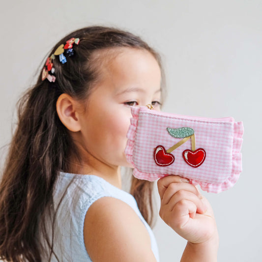 Mimi & Lula – Geldbörse „Cherry“ für Kinder, Täschchen mit Kirschen