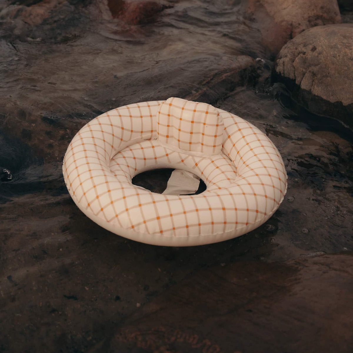 BABY SCHWIMMRING MIT SITZ ORGANIC SQUARES