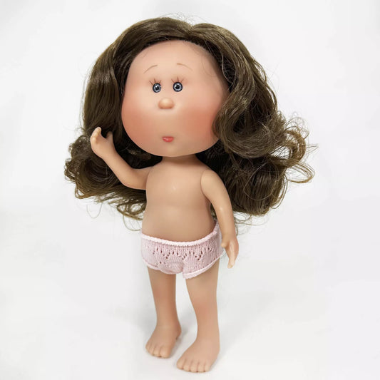 Nines d'Onil – handgefertigte Puppe „Mia“ 30 cm Vinyl mit Vanilleduft