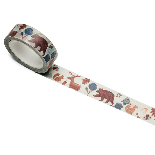 Nuukk – Washi Tape „Waldtiere“ aus zertifiziertem Reispapier