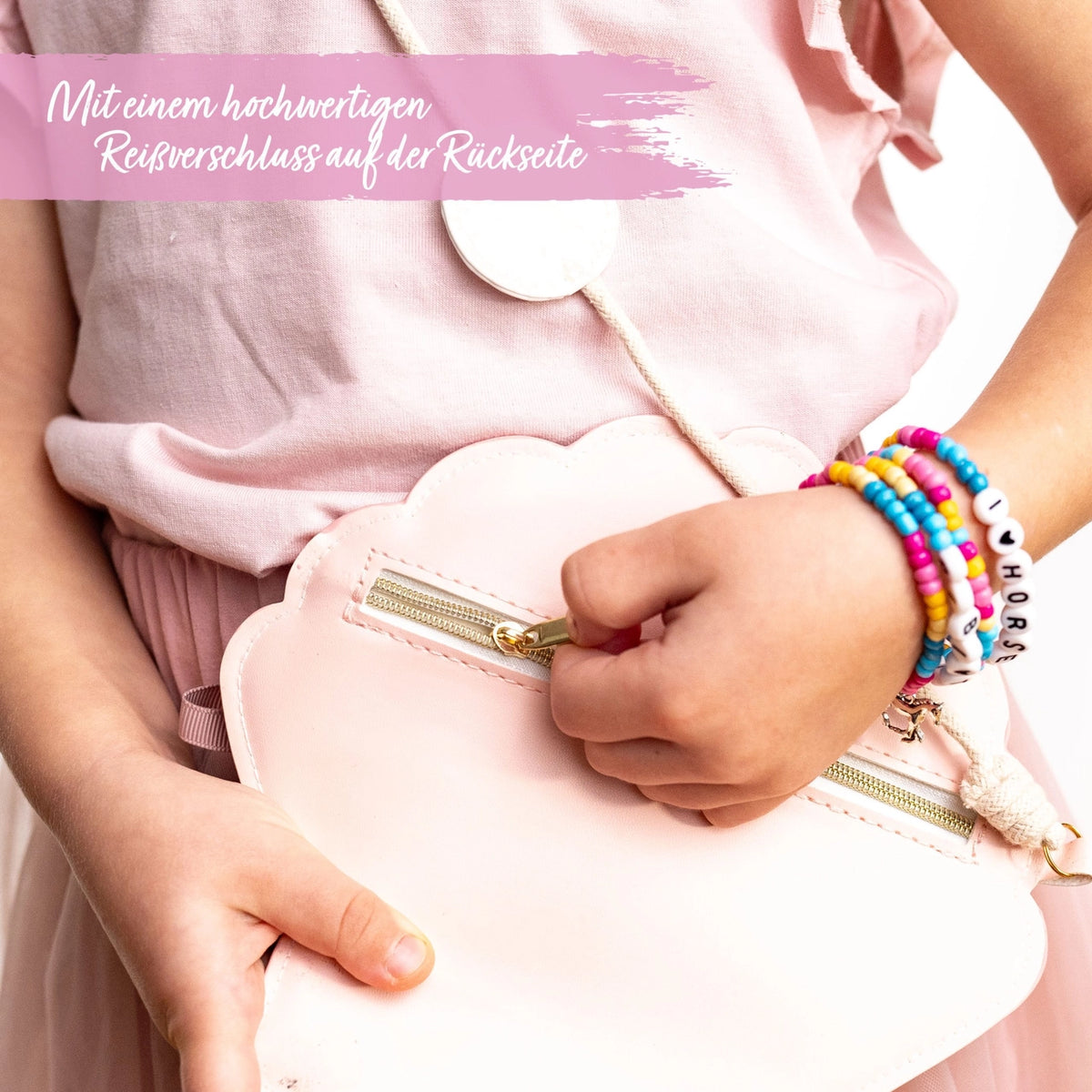 Papierdrachen - Kinderhandtasche - Muschel