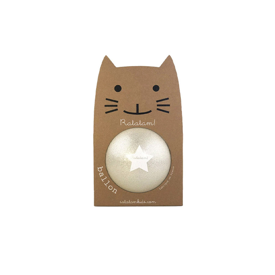 Ratatam Glitter Ball Silber – handgefertigter Glitzerball