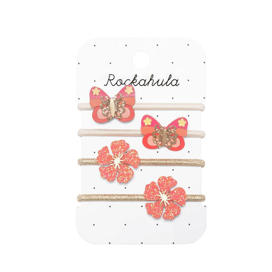 Rockahula - Haargummis "Bella Butterfly", 4er Set