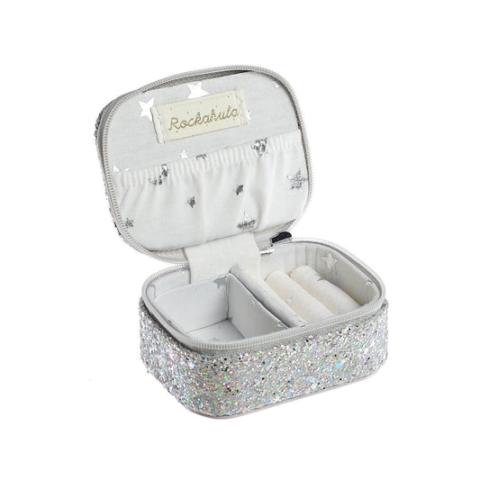 Rockahula - Mini Schmuckkästchen "Confetti Glitter Silver"