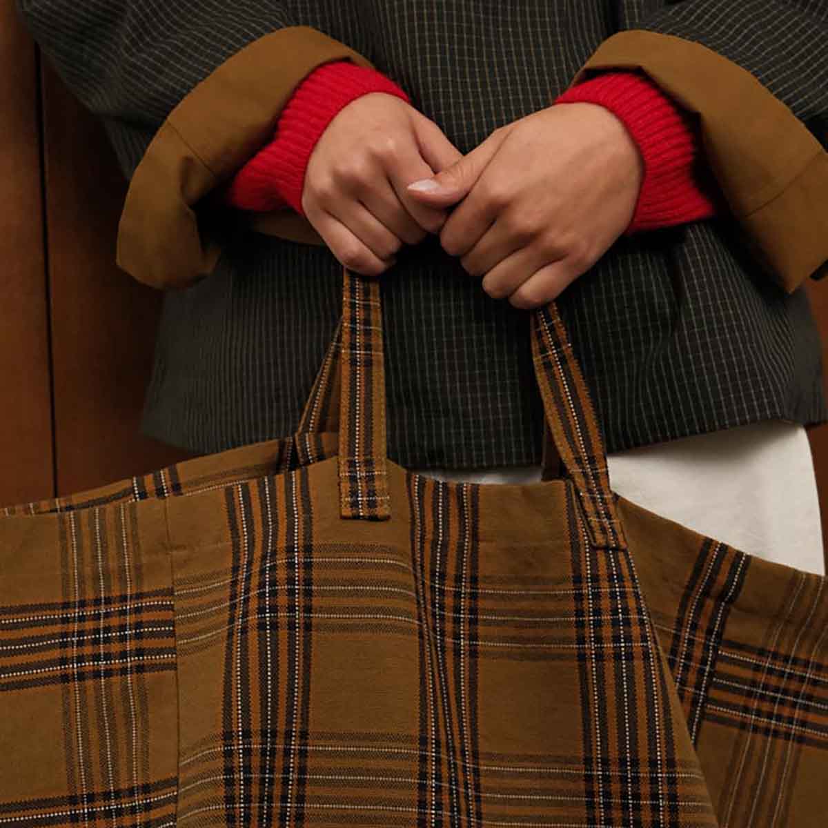 Rose in April - Tasche / Strandtasche / Shopper "Tartan"