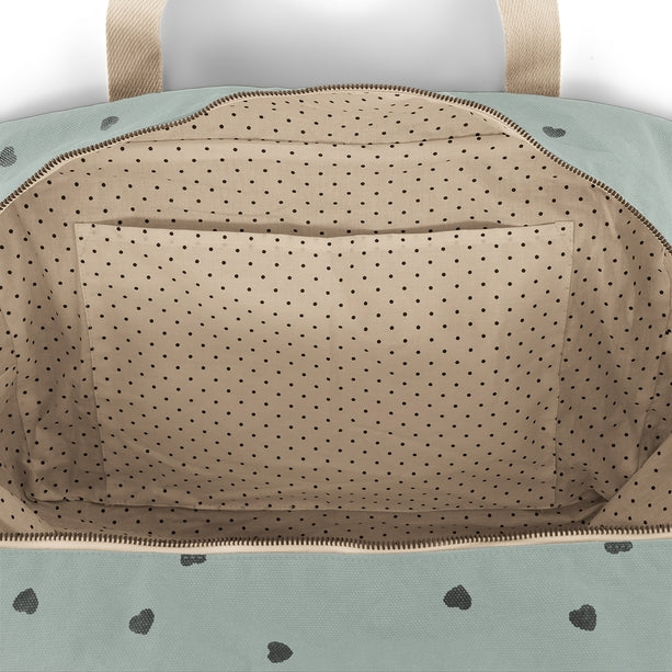 Rose in April - Wickeltasche / Reisetasche / Mom bag "Blue Spray"