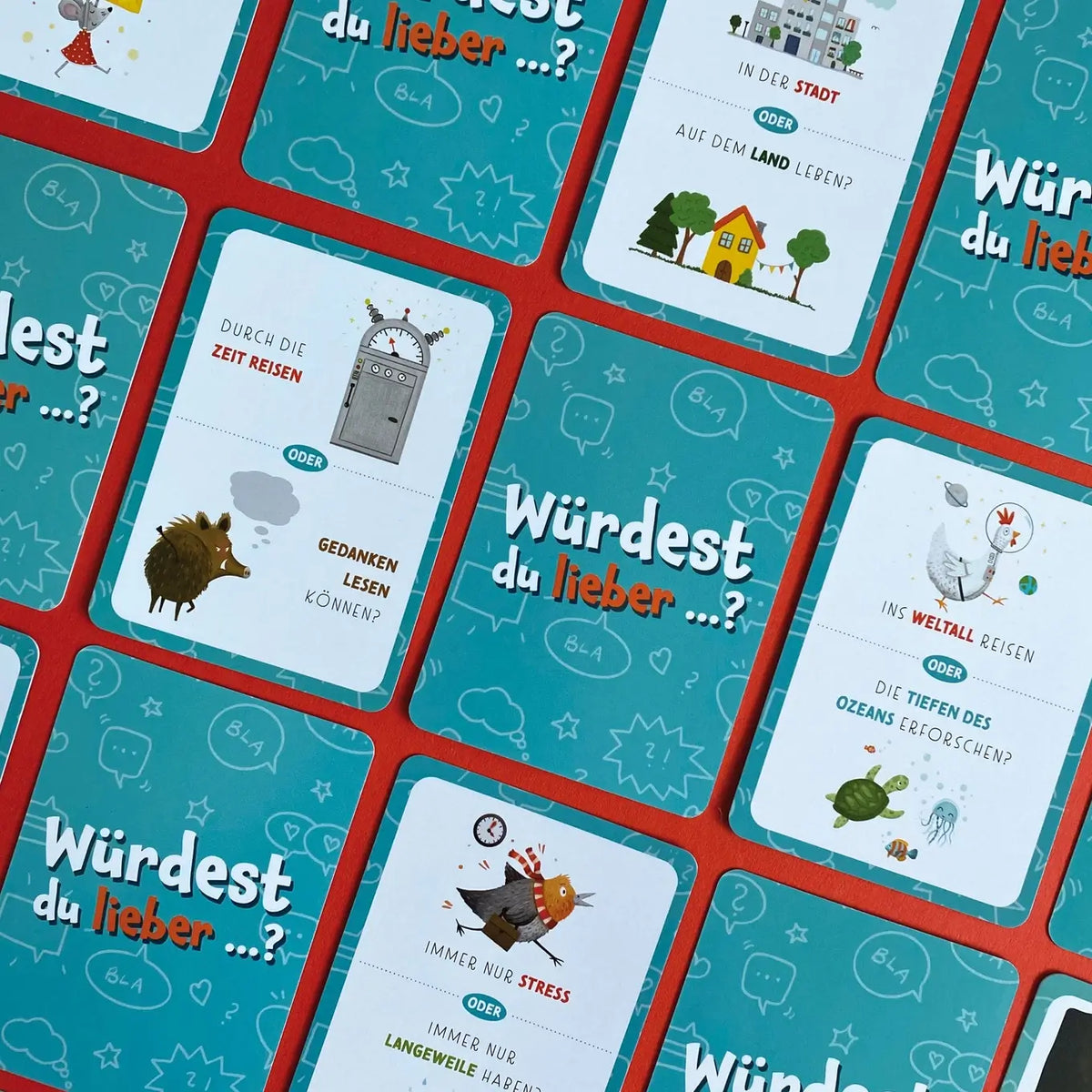 Rüsselfuchs – Würdest du lieber ...? Kartenspiel | Starke Fragen für Kinder