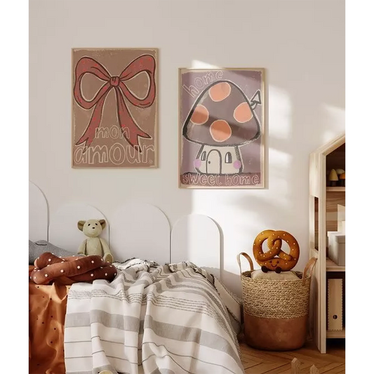 Studio Loco - Poster "Bow Mon Amour" 50x70 cm