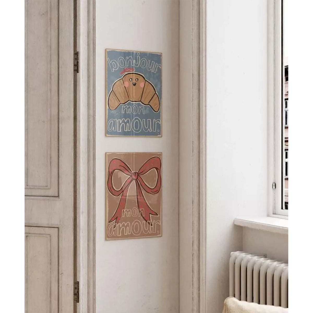 Studio Loco - Poster "Bow Mon Amour" 50x70 cm