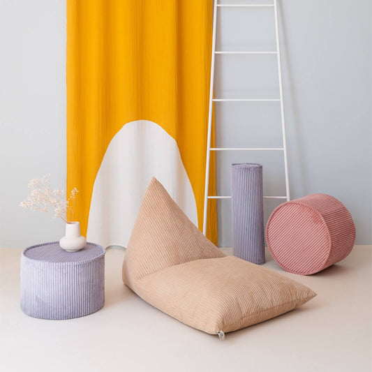 Wigiwama – Kinder Sitzsack Cord Beige 110cm