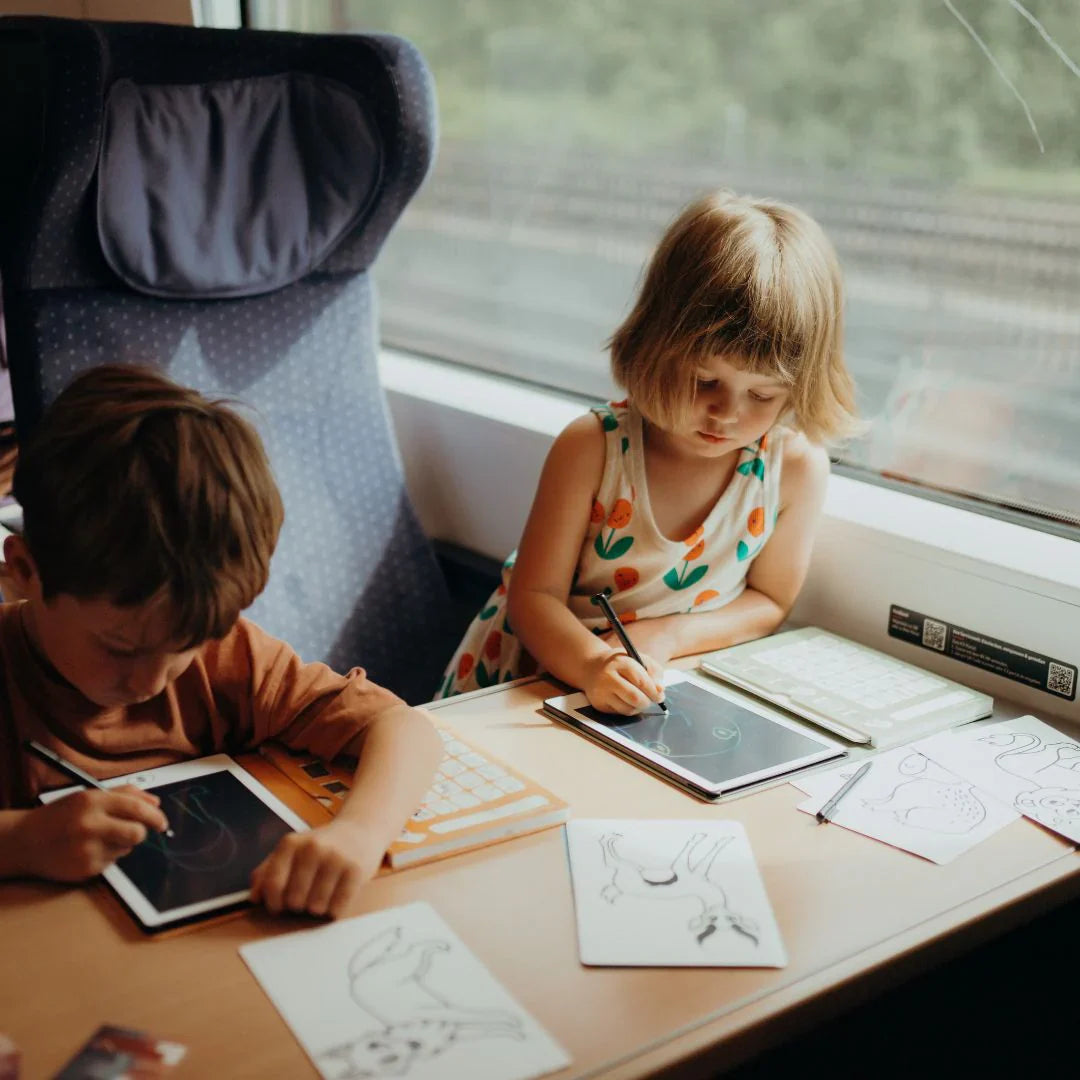KIDYWOLF KIDYDRAW MINI LCD Zeichentablet "Wild Animals" – 30 Motive
