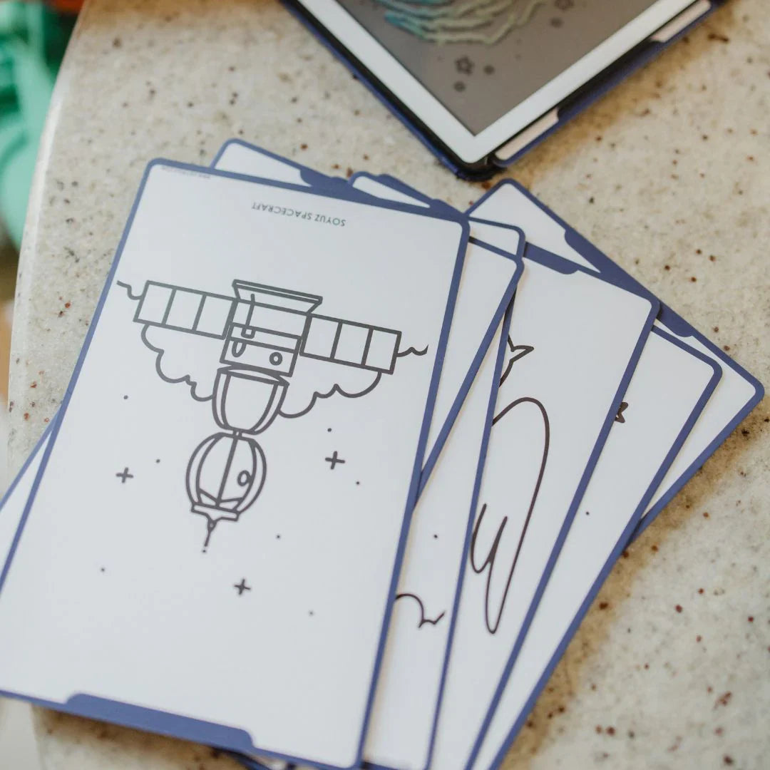 KIDYWOLF KIDYDRAW MINI LCD Zeichentablet "Space" – 30 Motive