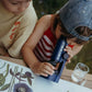 KIDYWOLF Kidymicroscope – Kinder Mikroskop mit 3 Zoomstufen & Licht