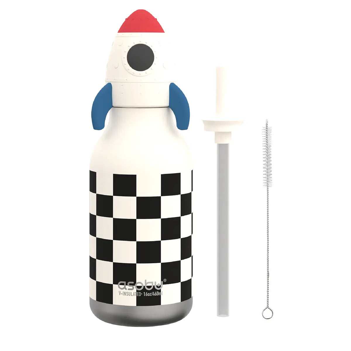 Asobu – Kinder Trinkflasche aus Edelstahl “Bestie Rocket”, 460 ml