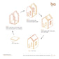 Babai Toys - Puppenhaus Dollhouse on Magnets S