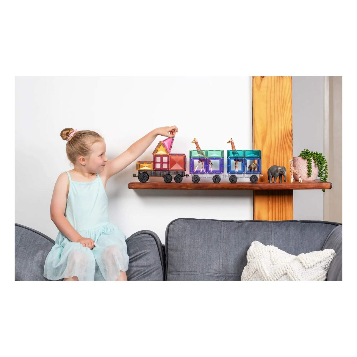 Connetix - Magnetbausteine "Pastel Transport Pack", 50 Teile