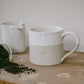 Eulenschnitt - große Tasse "Herz" aus Steingut, 400 ml