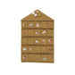 Fabelab - hübscher Adventskalender "Nostalgia, Ochre" für Kinder 