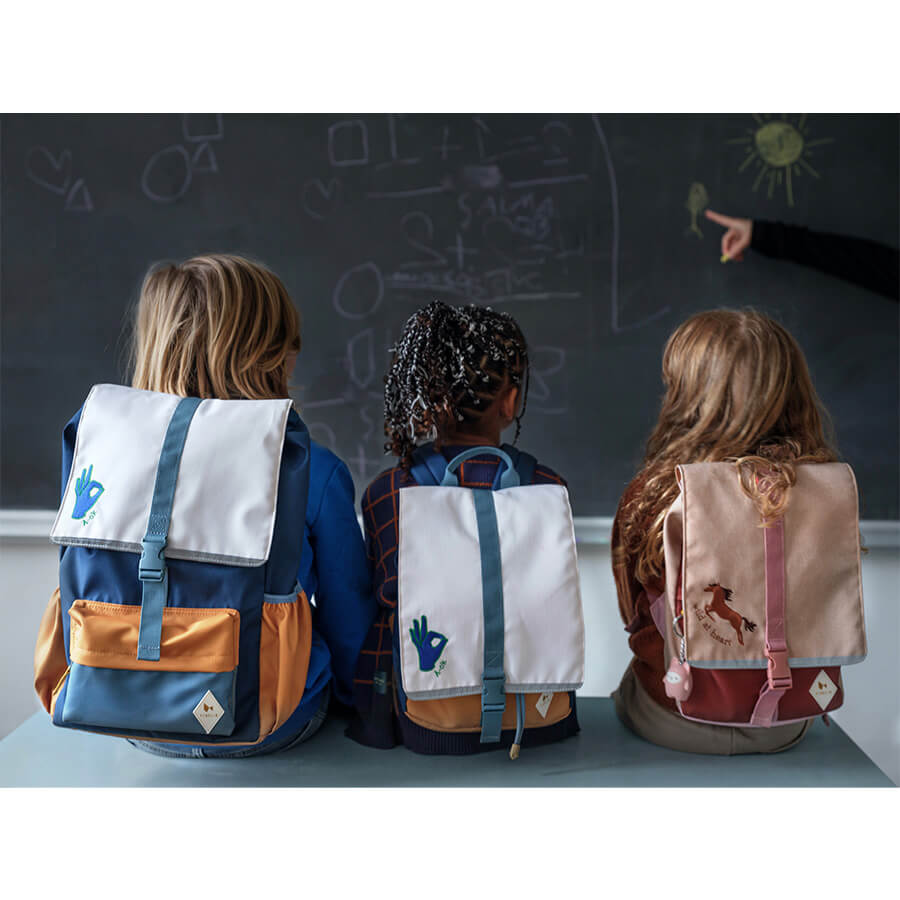 Fabelab - Schulrucksack "Navy Mix"