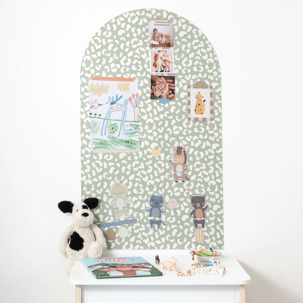 Ferflex - Magnettafel Graou, 100 x 60 cm, Magnetwand inkl. Magnete