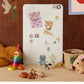 Ferflex - Magnettafel Beige, 90 x 60 cm, Magnetwand inkl. Magnete