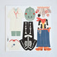 Ferflex – Magnetspiel „My Costumes“ Kostüme, 32 Magnete