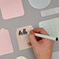 Ferflex – Magnet Notizzettel Pastell, abwischbar 15 Stück mit Marker