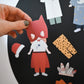Ferflex – Magnetspiel „My Costumes“ Kostüme, 32 Magnete