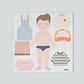 Ferflex – Magnetspiel „Figure to Dress Up – Boy“, Anziehpuppe Junge