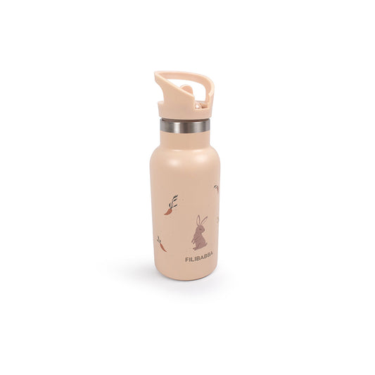 Filibabba - Trinkflasche aus rostfreiem Edelstahl "Carrot Thief"