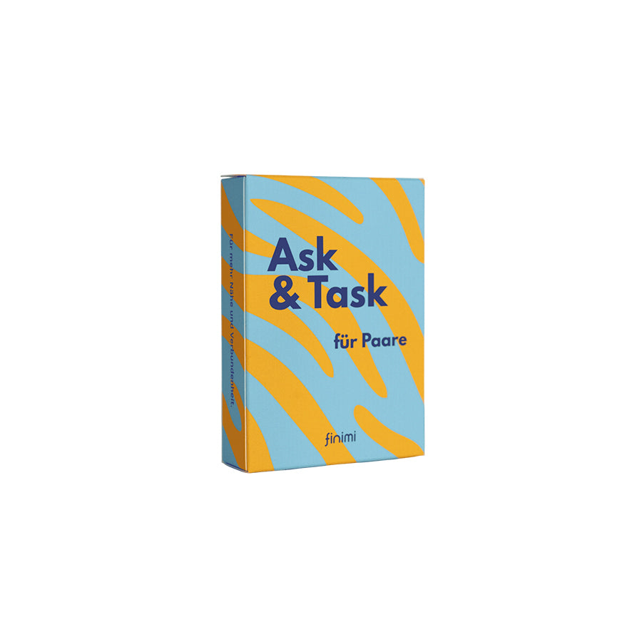 Finimi – Ask & Task Kartenset „für Paare", 42 Fragen & 10 Aufgaben