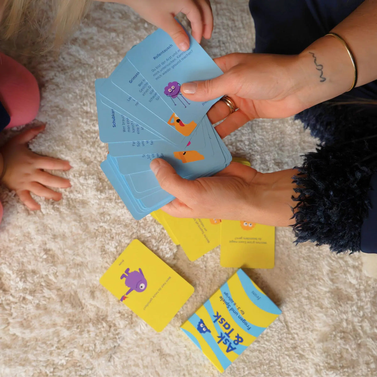 Finimi – Ask & Task Kartenset „Für Kinder 3-6 Jahre", Deutsch