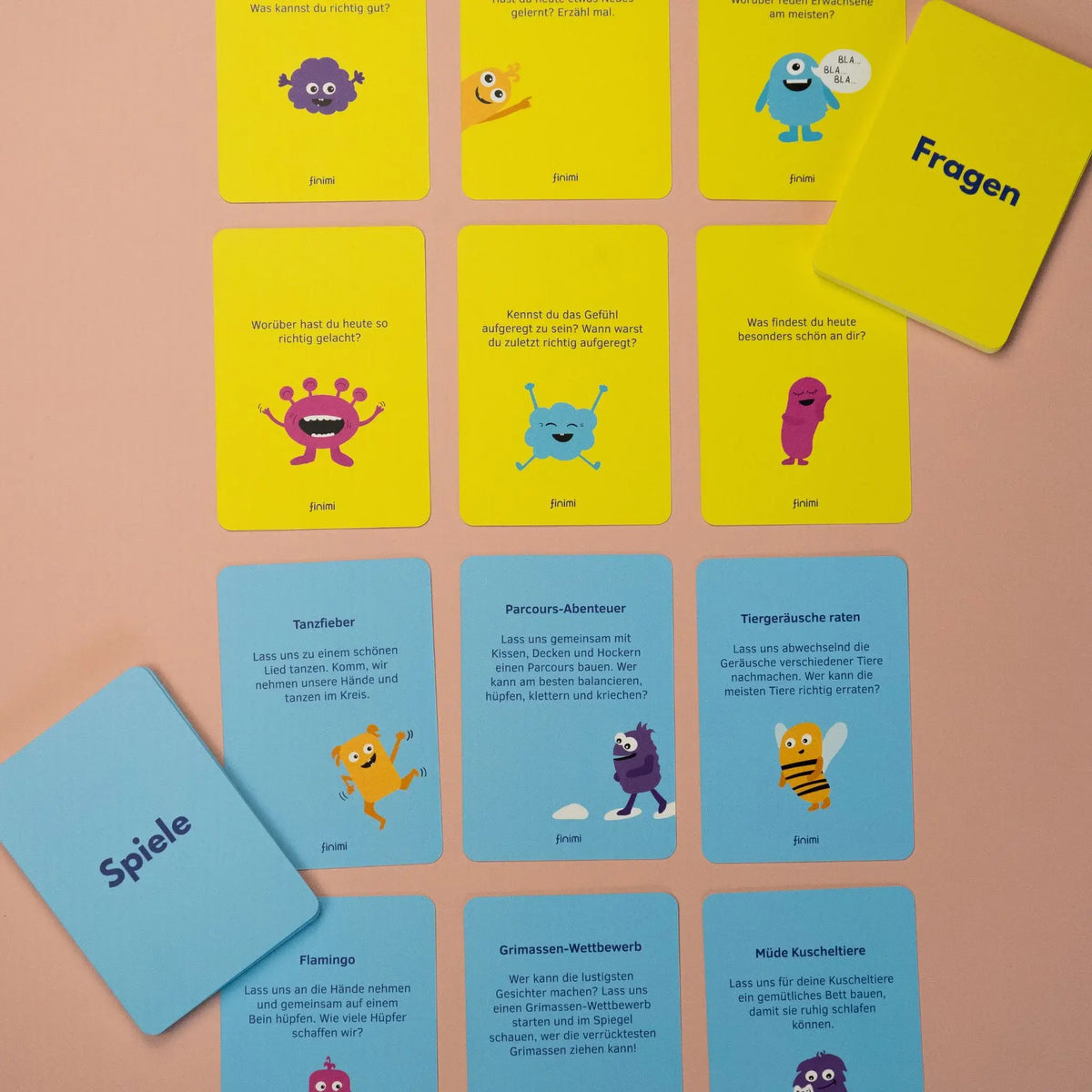 Finimi – Ask & Task Kartenset „Für Kinder 3-6 Jahre", Deutsch