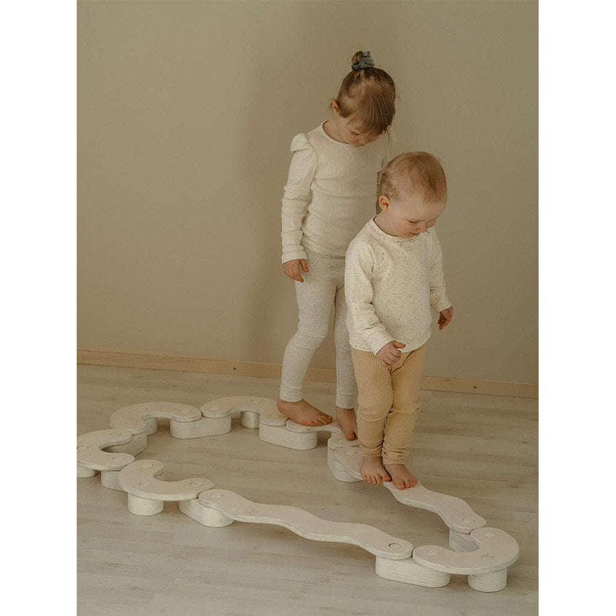 FitWood - Schwebebalken / Balancierbalken "Polku" L