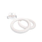 FitWood - Turnringe "Ulpu Mini White Paint & White"