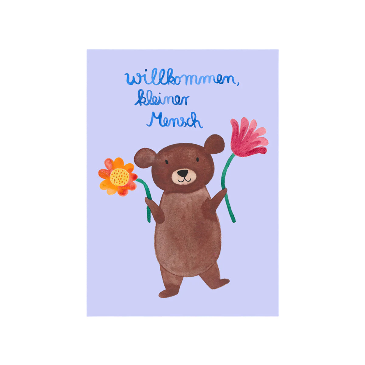 Frau Ottilie – Postkarte aus Recyclingpapier, nachhaltig & hochwertig