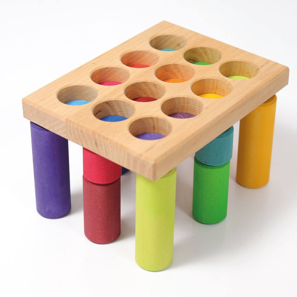 Grimms - Steckspiel Kleine Walzen Regenbogen