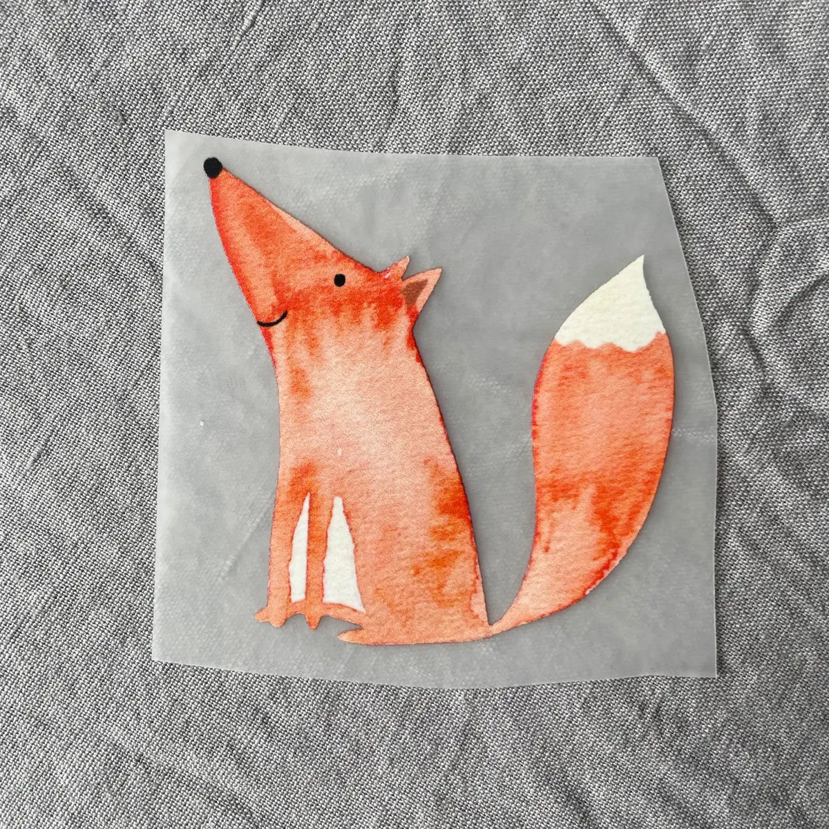 Hannahs Firlefanz – Bügelbild „Fuchs“ für Baumwollstoffe