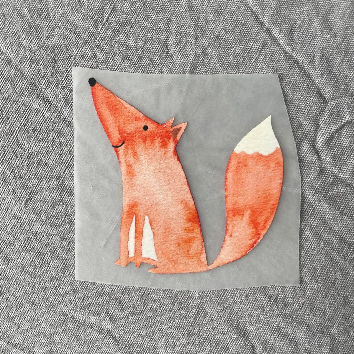 Hannahs Firlefanz – Bügelbild „Fuchs“ für Baumwollstoffe