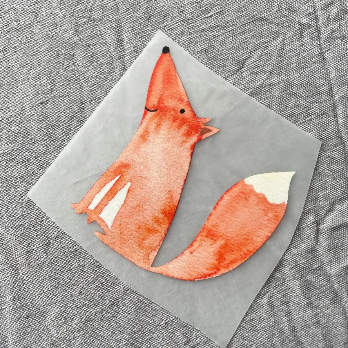 Hannahs Firlefanz – Bügelbild „Fuchs“ für Baumwollstoffe